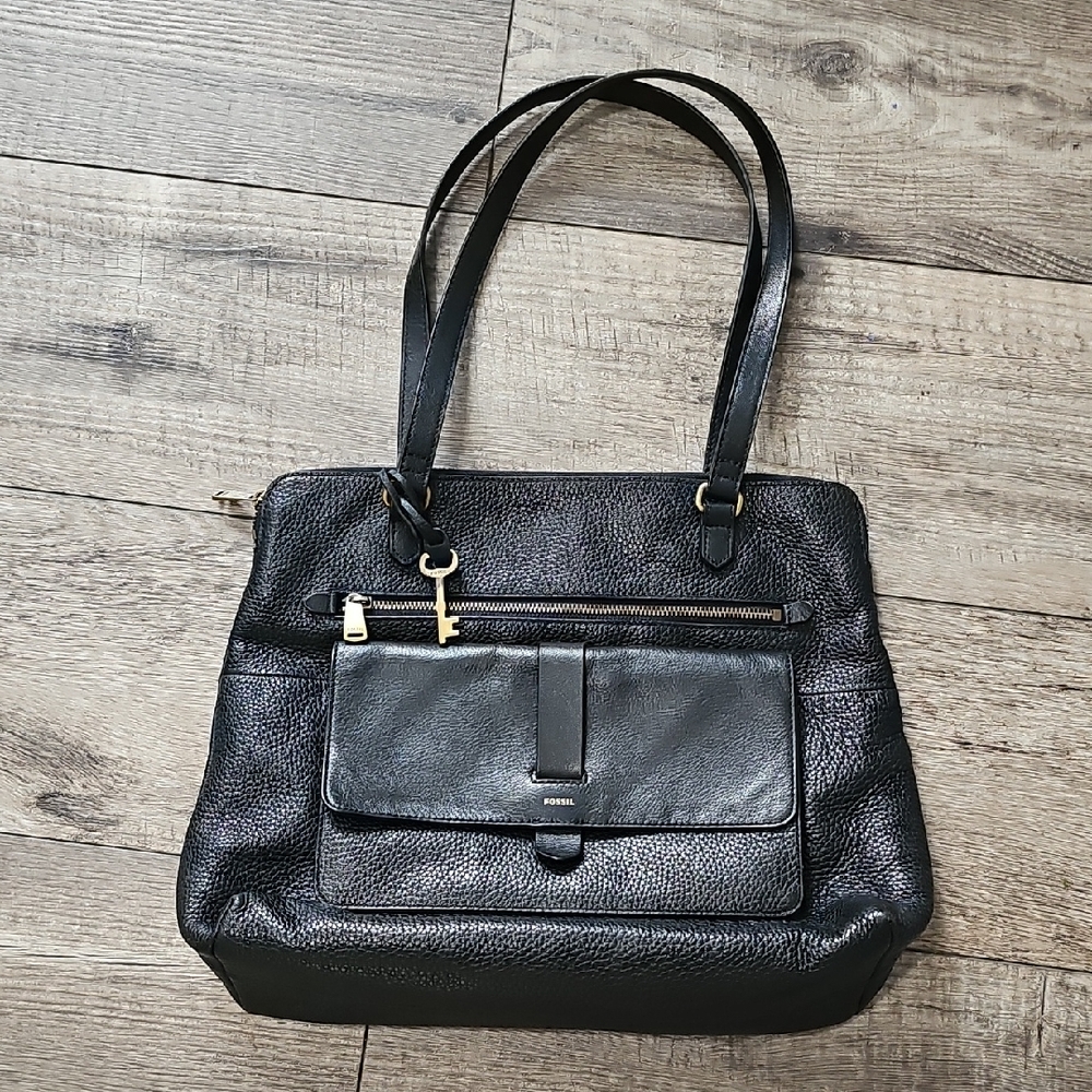 Fossil Genuine Leather Kinley Tote Bag